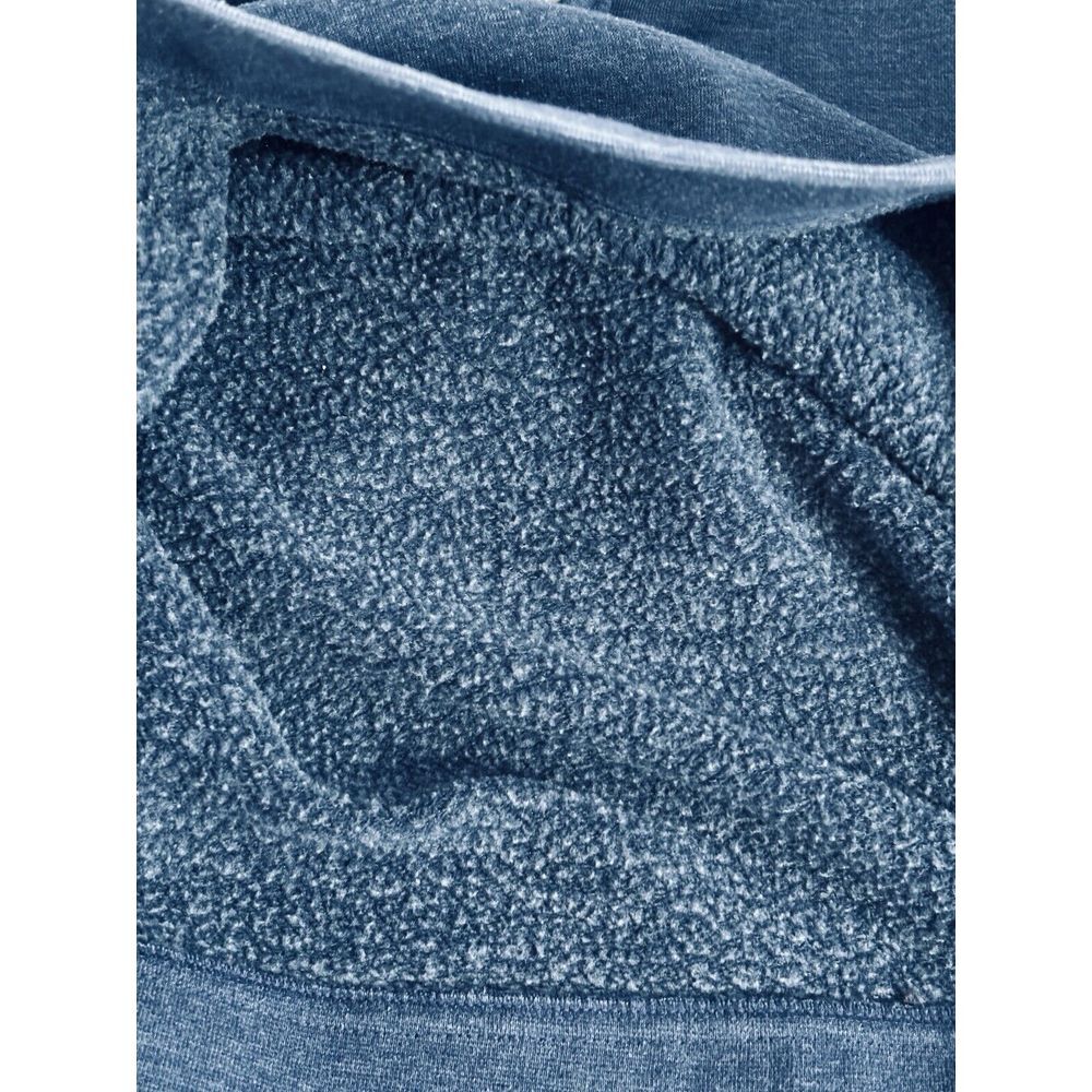 Orvis Mens Large Blue 1/4 Zip Retro Style Collared High Neck Sweatshirt Pullover - Picture 6 of 15